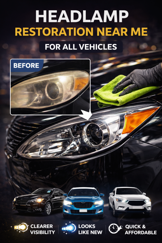 HEADLAMP RESTORATION NEAR ME FOR ALL VEHICLES