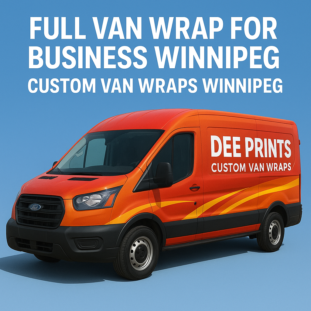 Full Van Wrap For Business Winnipeg | Custom Van Wraps Winnipeg by Dee Prints