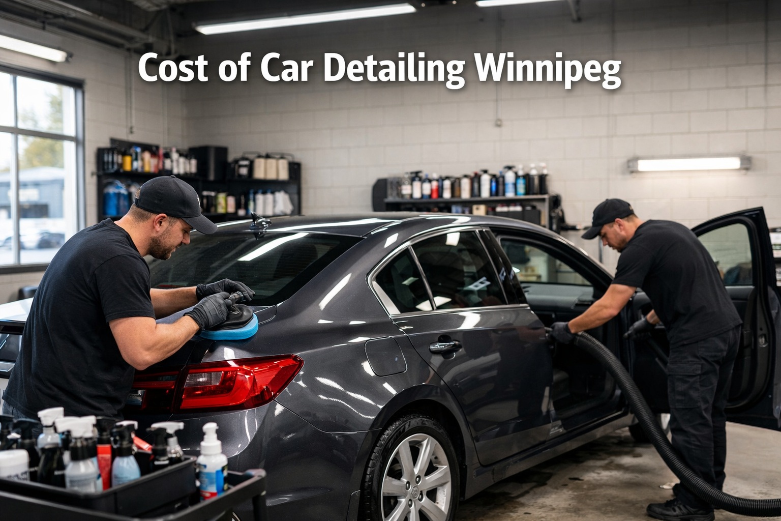 cost of car detailing Winnipeg