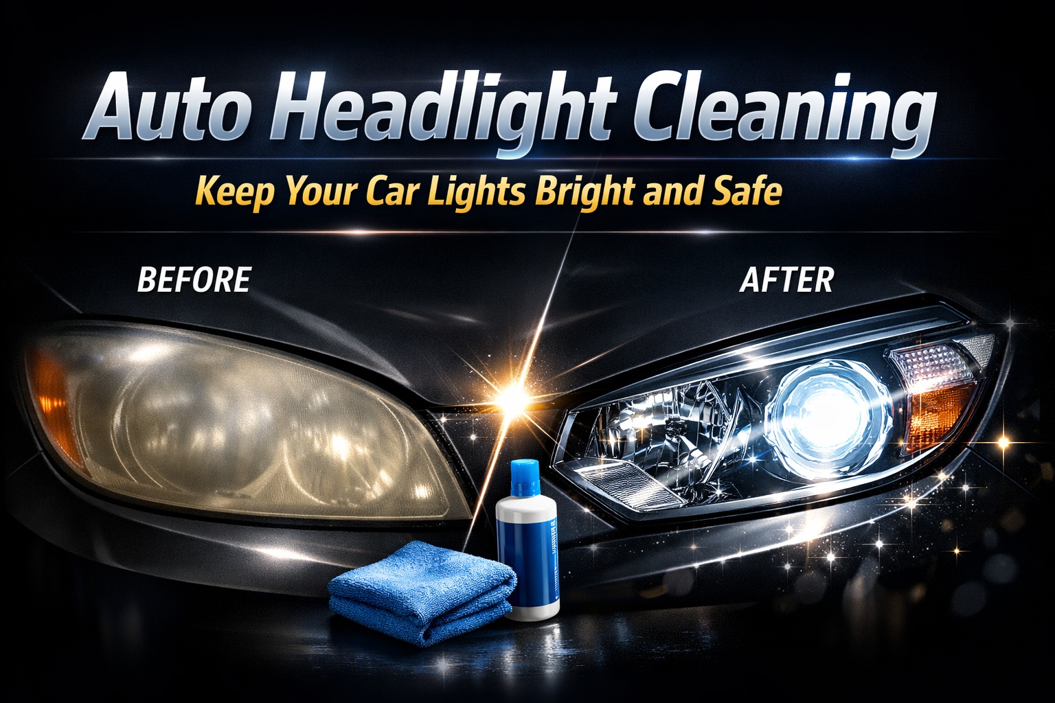 Auto Headlight Cleaning