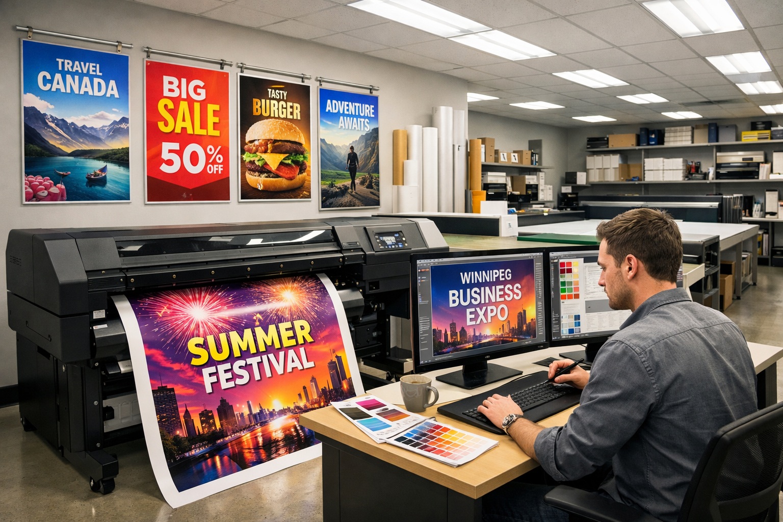 poster printing studio in Winnipeg